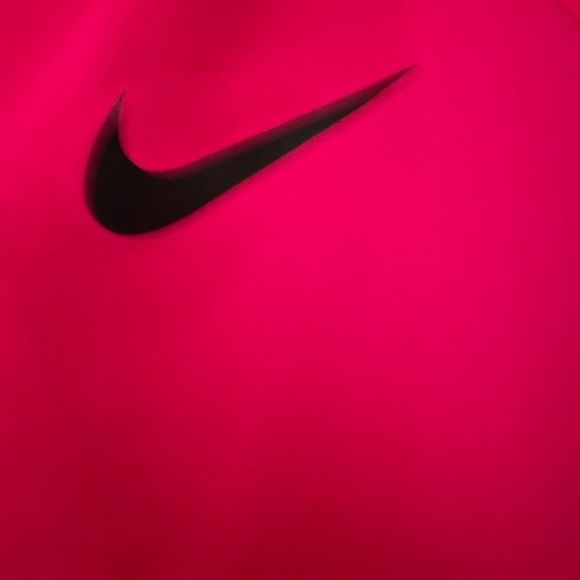 Nike ladies dri-fit Nike Pro V neck red shirt size Large. EUC - Picture 3 of 6